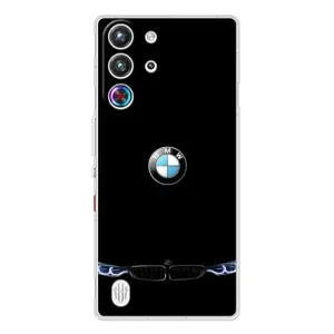 Силіконовий бампер з картинкою машини на ZTE Nubia RedMagic 10 Pro (Чорний BMW)