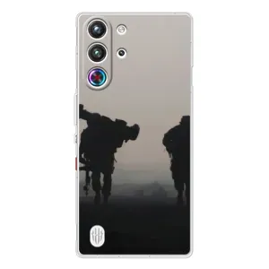 Чехлы на военную тематику для ZTE Nubia RedMagic 10 Pro (Бой солдат)