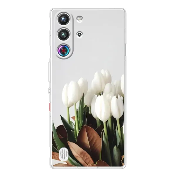 Чехол с рисунком «Букет тюльпанов» для ZTE Nubia RedMagic 10 Pro Чехол с рисунком «Букет тюльпанов» для ZTE Nubia RedMagic 10 Pro