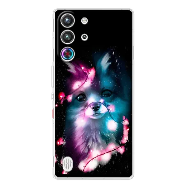Чехол с рисунком «Черная Лиса» для ZTE Nubia RedMagic 10 Pro Чехол с рисунком «Черная Лиса» для ZTE Nubia RedMagic 10 Pro