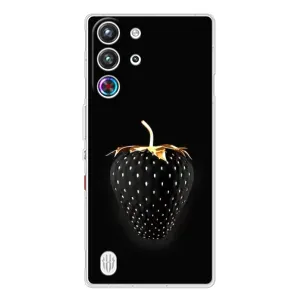 Чохол з зображенням смачної їжі для ZTE Nubia RedMagic 10 Pro (Чорна полуниця)