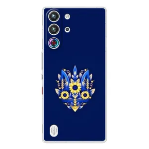 Чехол Укр Символика для ZTE Nubia RedMagic 10 Pro (Цветущий Герб)