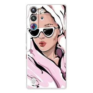 Чехол с картинкой Модные Девчонки ZTE Nubia RedMagic 10 Pro (Девушка в халате)