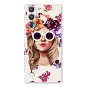Чехол с картинкой Модные Девчонки ZTE Nubia RedMagic 10 Pro (Девушка в очках)
