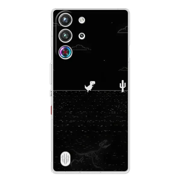 Чехол с рисунком «Динозаврик» для ZTE Nubia RedMagic 10 Pro Чехол с рисунком «Динозаврик» для ZTE Nubia RedMagic 10 Pro
