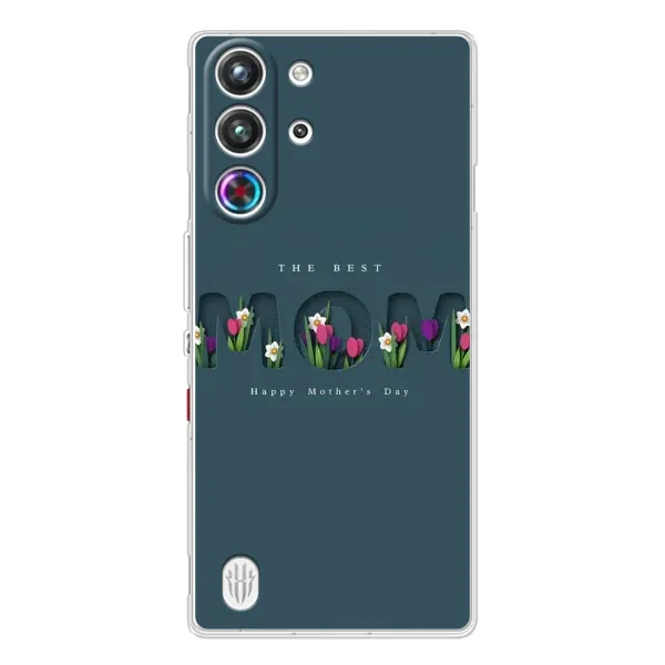 Чехол с рисунком «Ко дню мамы» для ZTE Nubia RedMagic 10 Pro Чехол с рисунком «Ко дню мамы» для ZTE Nubia RedMagic 10 Pro