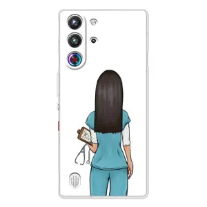 Силиконовый бампер (Работники) на ZTE Nubia RedMagic 10 Pro (Доктор)