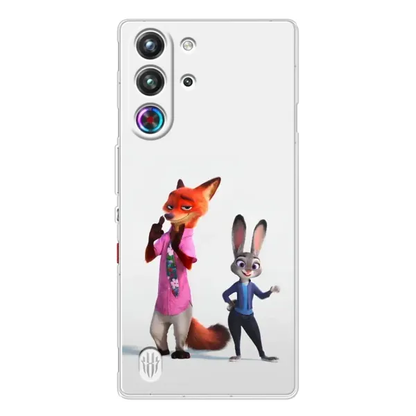 Чехол с рисунком «Джуди и Ник» для ZTE Nubia RedMagic 10 Pro Чехол с рисунком «Джуди и Ник» для ZTE Nubia RedMagic 10 Pro