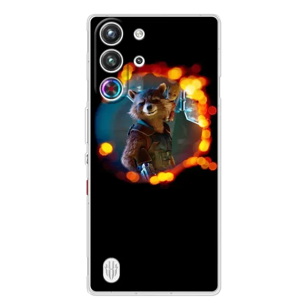 Чехол с рисунком «Енот Ракета» для ZTE Nubia RedMagic 10 Pro