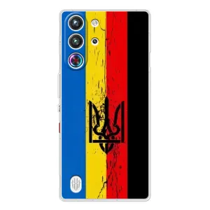 Чохли УПА (Червоно-Чорний) на ZTE Nubia RedMagic 10 Pro (Прапор УПА)