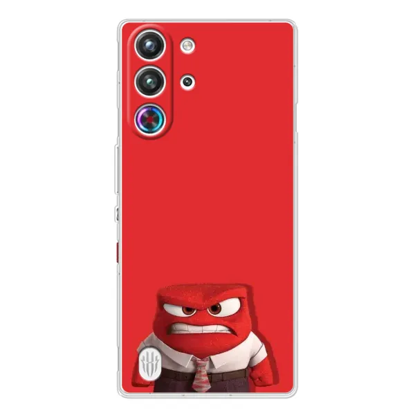Чехол с рисунком «Гнев» для ZTE Nubia RedMagic 10 Pro