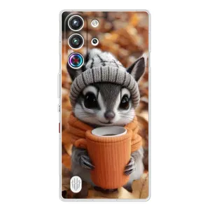 Печатный чехол «Зверята с кофе» для ZTE Nubia RedMagic 10 Pro (Грызунчик с кофе)