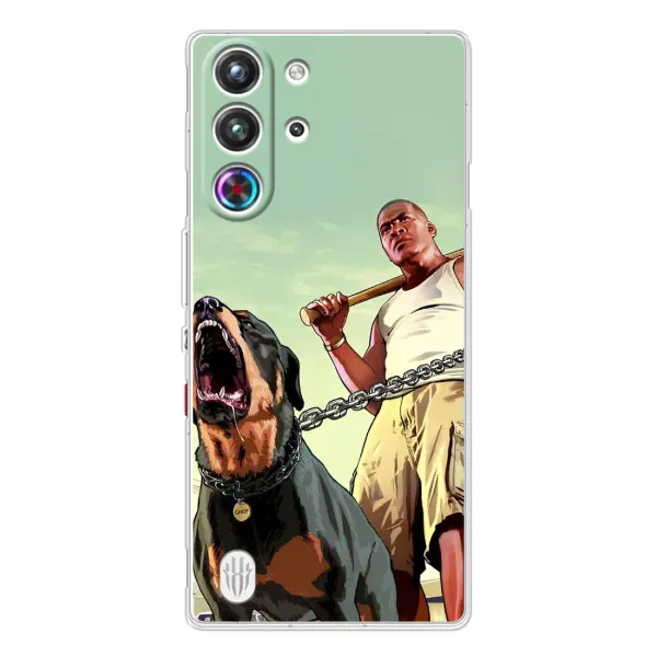 Чехол с рисунком «GTA» для ZTE Nubia RedMagic 10 Pro Чехол с рисунком «GTA» для ZTE Nubia RedMagic 10 Pro