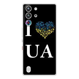 Силиконовый Чехол на ZTE Nubia RedMagic 10 Pro (Я-Украина) (I Love UA)