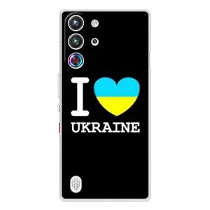 Чехол с Украинской символикой на 有限 用于解答你的问题 (I Love Ukraine)