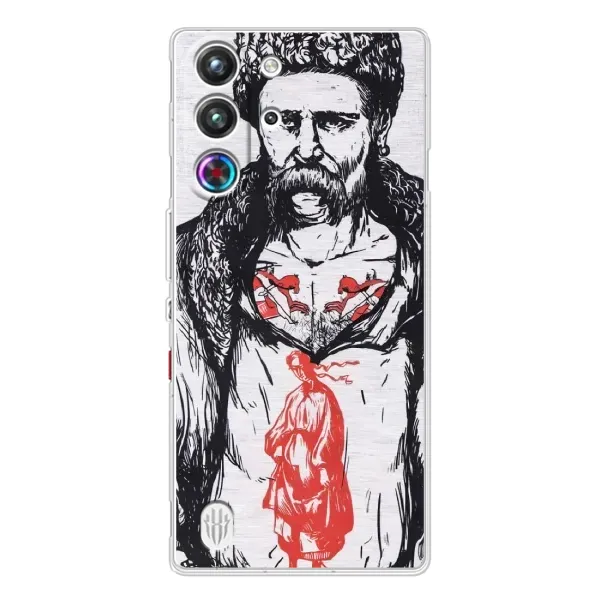 Чехол с рисунком «Кобзарь» для ZTE Nubia RedMagic 10 Pro Чехол с рисунком «Кобзарь» для ZTE Nubia RedMagic 10 Pro