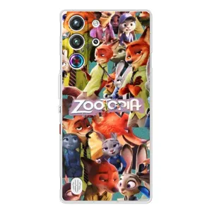 Силиконовый чехол с принтом Зоотрополіс для ZTE Nubia RedMagic 10 Pro (Коллаж героев)