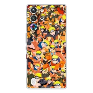 Чехлы с принтом Наруто на ZTE Nubia RedMagic 10 Pro (Коллаж Наруто)