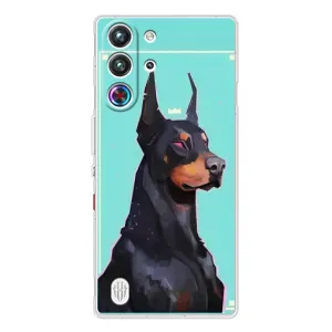Чехол ДОБЕРМАН для ZTE Nubia RedMagic 10 Pro (Король доберман)