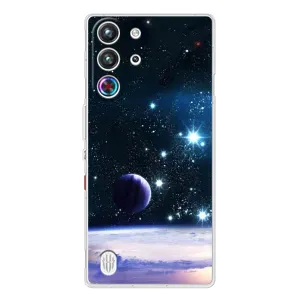 Чехол (ТПУ) с планетами на ZTE Nubia RedMagic 10 Pro (Космический вид)