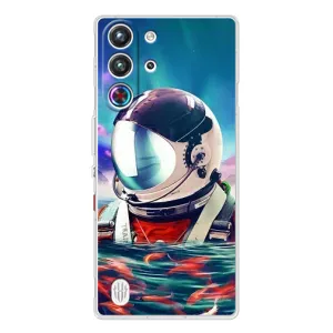 Силиконовый Чехол с принтом "Космонавты" на ZTE Nubia RedMagic 10 Pro (Космонавт в воде)