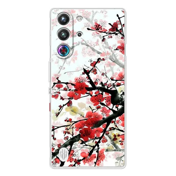 Чехол с рисунком «Красивая Сакура» для ZTE Nubia RedMagic 10 Pro Чехол с рисунком «Красивая Сакура» для ZTE Nubia RedMagic 10 Pro