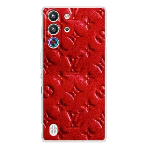Текстурний Чохол Louis Vuitton для <td>ЗТЕ Нубія РідМаджік 10 Про </td> (Червоний ЛВ)