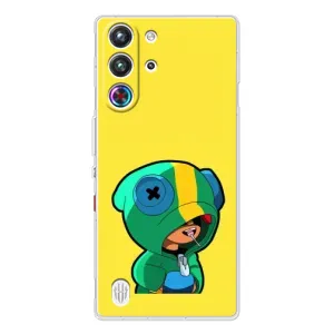 Чохол Бравл Старс для ZTE Nubia RedMagic 10 Pro (Леон (LEON))
