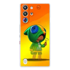 Чохол Бравл Старс для ZTE Nubia RedMagic 10 Pro (LEON в кофті)