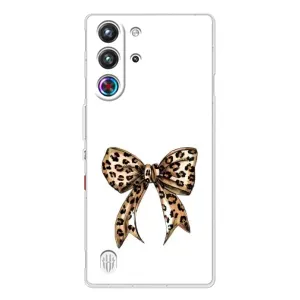 Чохол банти для ZTE Nubia RedMagic 10 Pro (Леопардовий бант)