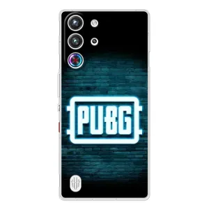 Чехол (TPU) с картинкой "Лого Пабг" на 有限 用于解答你的问题 (Лого PUBG)
