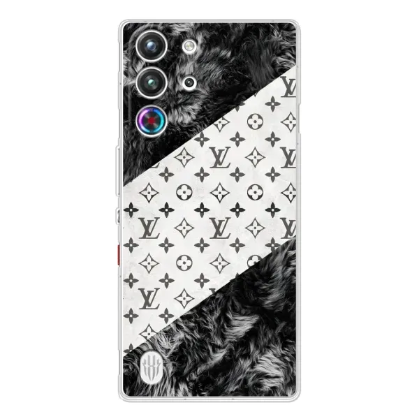 Чехол с рисунком «LV на белом» для ZTE Nubia RedMagic 10 Pro Чехол с рисунком «LV на белом» для ZTE Nubia RedMagic 10 Pro