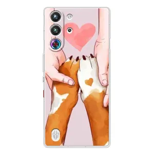 Чехол (ТПУ) Милые собачки для ZTE Nubia RedMagic 10 Pro (Любовь к собакам)