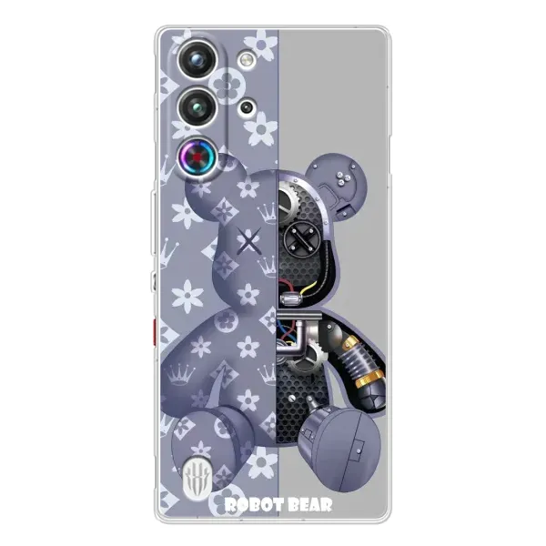 Чехол с рисунком «Медведь Louis Vuitton» для ZTE Nubia RedMagic 10 Pro