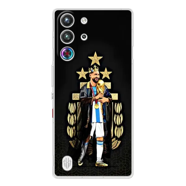 Чехол с рисунком «Месси король» для ZTE Nubia RedMagic 10 Pro Чехол с рисунком «Месси король» для ZTE Nubia RedMagic 10 Pro