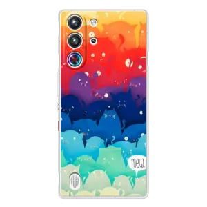 Силиконовый чехол с котиком для ZTE Nubia RedMagic 10 Pro (Mew)