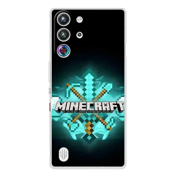 Чехол с рисунком «MineCraft 2» для ZTE Nubia RedMagic 10 Pro