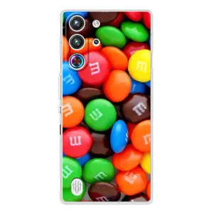 Чохол з зображенням смачної їжі для ZTE Nubia RedMagic 10 Pro (Різнокольорові M&M'S)
