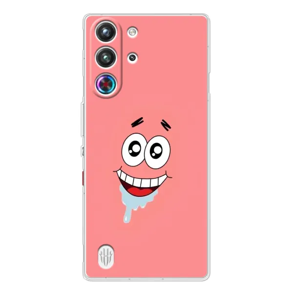 Чехол с рисунком «Мордочка Патрика» для ZTE Nubia RedMagic 10 Pro Чехол с рисунком «Мордочка Патрика» для ZTE Nubia RedMagic 10 Pro