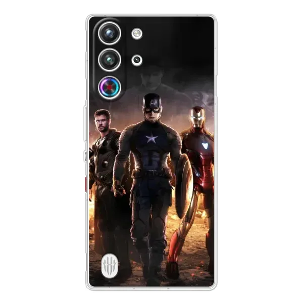 Чехол с рисунком «Мстители» для ZTE Nubia RedMagic 10 Pro