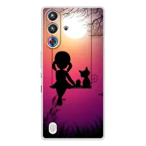 Девчачий Чехол для ZTE Nubia RedMagic 10 Pro (На качели)