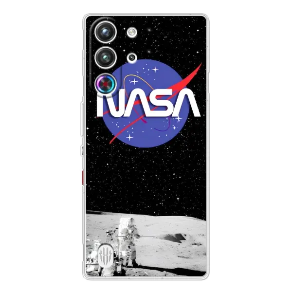 Чехол с рисунком «Nasa на луне» для ZTE Nubia RedMagic 10 Pro Чехол с рисунком «Nasa на луне» для ZTE Nubia RedMagic 10 Pro