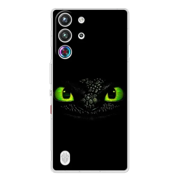 Чехол с рисунком «Глаза Беззубика» для ZTE Nubia RedMagic 10 Pro Чехол с рисунком «Глаза Беззубика» для ZTE Nubia RedMagic 10 Pro