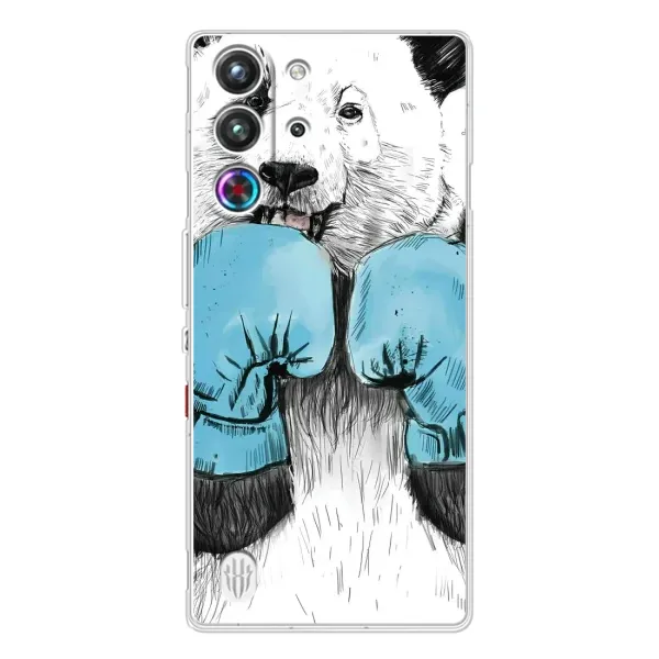 Чехол с рисунком «Панда боксер» для ZTE Nubia RedMagic 10 Pro Чехол с рисунком «Панда боксер» для ZTE Nubia RedMagic 10 Pro