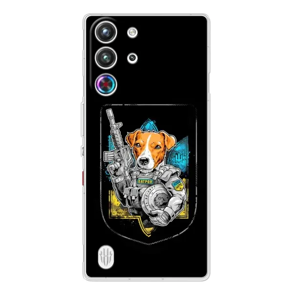 Чехол с рисунком «Патрон Воин» для ZTE Nubia RedMagic 10 Pro