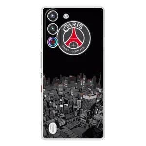 Силиконовые Чехлы принт Футбол на ZTE Nubia RedMagic 10 Pro (PSG)