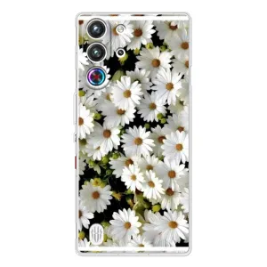 Чехол с ромашками на ZTE Nubia RedMagic 10 Pro (Рамка в ромашках)