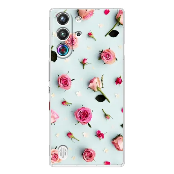 Чехол с рисунком «Разные цветы» для ZTE Nubia RedMagic 10 Pro Чехол с рисунком «Разные цветы» для ZTE Nubia RedMagic 10 Pro