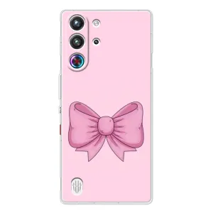 Чохол банти для ZTE Nubia RedMagic 10 Pro (Рожевий бантик)