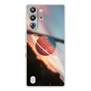 Чехол (ТПУ) с планетами на ZTE Nubia RedMagic 10 Pro (Сатурн)